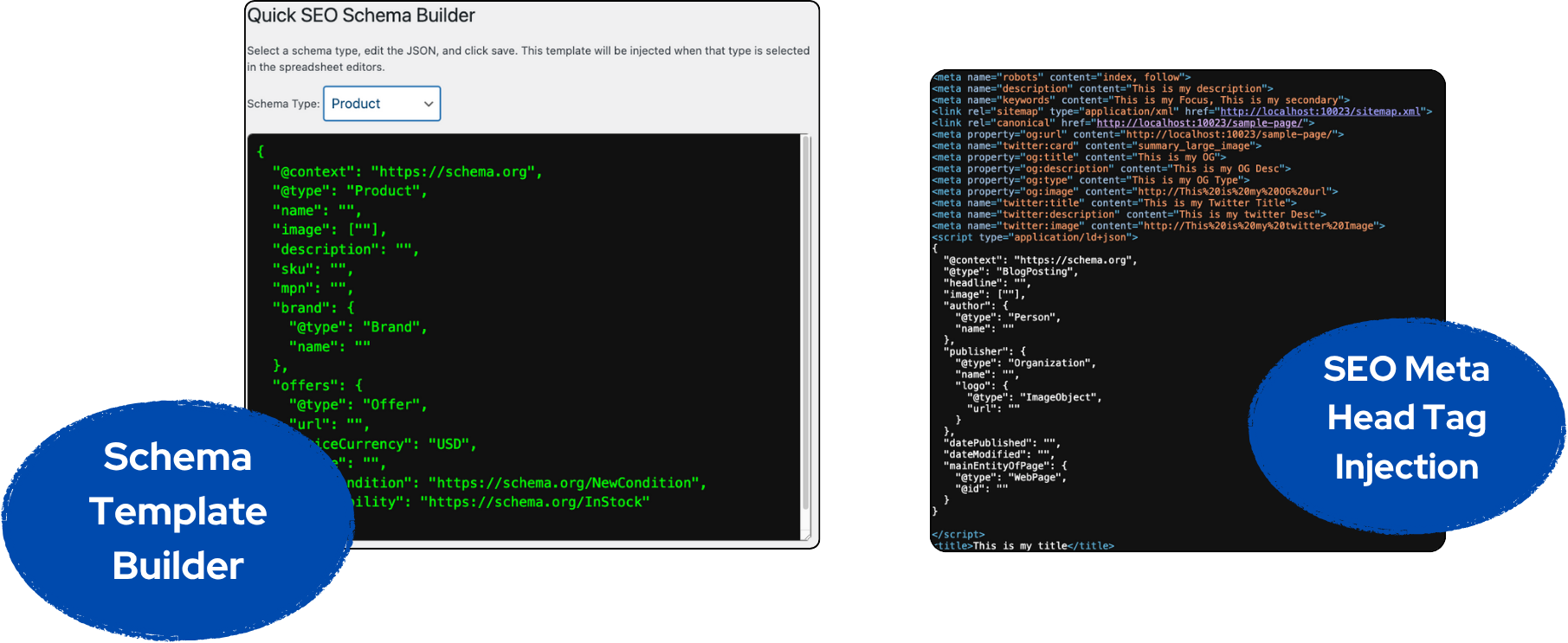 Schema Builder and Meta Tag Inserter Screenshot